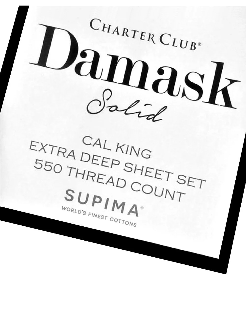 2 Charter Club Damask SOLID 550TC Cotton CAL KING XDeep Sheet Sets PURPLE + PINK